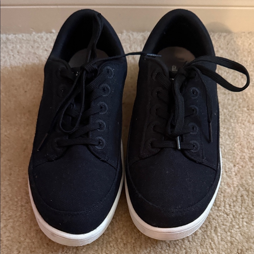 Allbirds Women’s Canvas Pacer Sneakers black size 9 - Picture 2 of 10